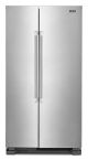 Maytag - 25 Cu. Ft. Side-by-Side Freestanding Refrigerator w/ - Fingerprint Resistant Stainless Steel