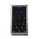 NewAir Freestanding 50 Bottle Compressor Wine Fridge in Stainless Steel, Adjustable Racks , Exterior Digital Thermostat (Stainless Steel)