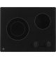 GE - 21in. Built-In Electric Cooktop - Black