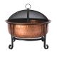 Fire Sense Palermo Wood Burning Fire Pit - Copper