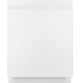 GE - 24in. Top Control Built-In Dishwasher w/ Autosense Cycle, Piranha Food Disposer; 51 dBA - GDT226SGLWW