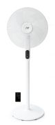 Sunpentown - 16â€Â³ DC-Motor Energy Saving Stand Fan w/ Remote - Timer - Piano White