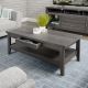 CorLiving - Hollywood Coffee Table w/ Drawers - Dark Gray