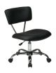 OSP Home Furnishings Vista Task Office Chair in Vinyl - Black
