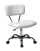 OSP Home Furnishings Vista Task Office Chair in Vinyl - White