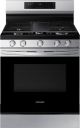Samsung - 6.0 cu. ft. Freestanding Gas Range w/ 18K BTU Dual Power Burner, WiFi & Self Clean - Stainless steel