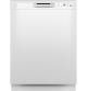 GE - Front Control Built-In Dishwasher w/ 55 dBA (White)