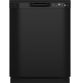 GE - Front Control Built-In Dishwasher w/ 55 dBA (Black)