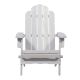 Walker Edison Everest Acacia Wood Adirondack Chair - White Wash