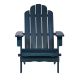 Walker Edison Everest Acacia Wood Adirondack Chair - Navy