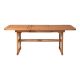 Walker Edison - Cypress Acacia Wood Outdoor Dining Table - Brown