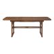 Walker Edison - Cypress Acacia Wood Outdoor Dining Table - Dark Brown