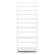 Simpli Home - Acadian Solid Wood 72 inch x 30 inch Rustic Bookcase - White