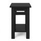Simpli Home Kitchener Narrow Side Table - Black