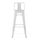 Simpli Home - Rayne 30in. Metal Bar Stool (Set of 2) - Distressed White