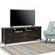 Simpli Home - Burlington SOLID WOOD 72 in. Wide Transitional TV Media Stand in Mahogany Brown For TVs up to 80 inches - Mahogany Brown