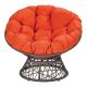 OSP Home Furnishings Papasan Chair - Orange