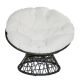 OSP Home Furnishings - Papasan Chair - White BF25292-11