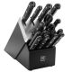 Henckels Solution 16-pc Self-Sharpening Knife Block Set (Black)