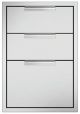 DCS by Fisher & Paykel Tower Triple Drawer - Brushed stainless steel