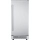 Hanover - The Vault Series 15in. 32--LB. Freestanding Icemaker w/ Reverible Door and Touch Controls - Silver