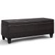 Simpli Home - Avalon Lift Top Rectangular Storage Ottoman - Tanners Brown