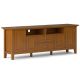 Simpli Home - Redmond SOLID WOOD 72 inch Wide Transitional TV Media Stand in Light Golden Brown For TVs up to 80 inches - Light Golden Brown