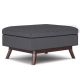 Simpli Home - Owen Coffee Table Storage Ottoman - Slate Grey