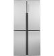 Haier - 16.4 Cu. Ft. Quad Door Counter Depth Refrigerator w/ Fingerprint Resistant Stainless - Stainless steel