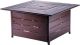 Legacy Heating - 45-Inch Square Fire Table - Brown