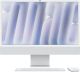 Apple - iMac 24-inch All-in-One - M4 chip - Built for Apple Intelligence - 16GB Memory - 256GB SSD - Nano-texture glass - Silver (Late 2024)
