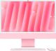 Apple - iMac 24-inch All-in-One - M4 chip - Built for Apple Intelligence - 8 Core CPU - 8 Core GPU - 16GB Memory - 256GB SSD - Pink (Late 2024)