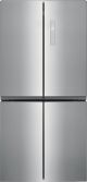 Frigidaire - 17.4-cu. ft. 4-Door French Door Refrigerator - Stainless steel