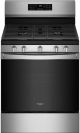 Whirlpool - 5.0 Cu. Ft. Whirlpoolâ€Å¡ Gas Burner Range w/ Air Fry for Frozen Foods