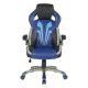 OSP Home Furnishings Ice Knight Gaming Chair in - Blue