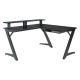 OSP Home Furnishings - Avatar Battlestation L-Shape Gaming Desk w/ Carbon Top and Matte Legs - Black