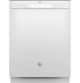 GE - Top Control Built In Dishwasher - 55 dBA - White