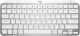 Logitech - MX Keys Mini Wireless Bluetooth Scissor Keyboard w/ Backlit Keys - Pale Gray
