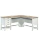 Sauder - Cottage Road L w/ Oak Finish Top Desk - Soft White