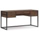 Simpli Home Richmond SOLID ACACIA WOOD Modern Industrial 60 inch Wide Deskin. - Rustic Natural Aged Brown