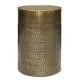 Simpli Home Corbin Metal Side Table - Hammered Antique Gold