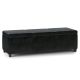 Simpli Home Avalon Extra Large Storage Ottoman Bench - Midnight Black
