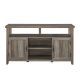 Walker Edison - 58in. Classic 2-Door Tall TV Stand for TVs up to 65in. - Grey Wash