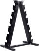 Stack Fitness Stack Dumbbell Storage Rack Black