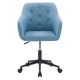 CorLiving Marlowe Upholstered Button Tufted Task Chair - Light Blue