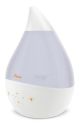 CRANE - 1 Gal. Drop Cool Mist Humidifier with Sound Machine - White