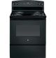 GE - 5.0 Cu.-ft Freestanding Electric Range - Black - JBS360DMBB