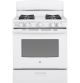 GE - 4.8 Cu.-ft Freestanding Gas Range - White - JGBS30DEKWW
