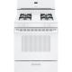 Hotpoint - 4.8 Cu.-ft Freestanding Gas Range - White - RGBS400DMWW