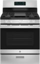 GE - 5.0 Cu.-ft Freestanding Gas Range - Stainless steel